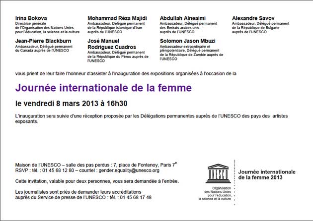 Journée Internationale de la Femme