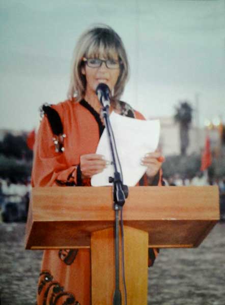 Fatema Binet Ouakka au Festival Irdan Ait Sadden